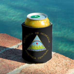 Escudo de Nicaragua Can Cooler