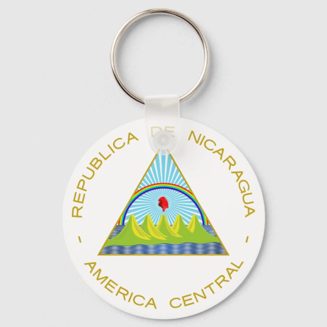 Escudo de Nicaragua Key Ring (Front)