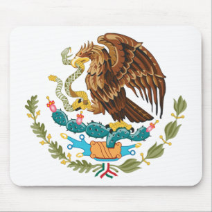 Escudo Nacional de México - Mexican Emblem Mouse Pad