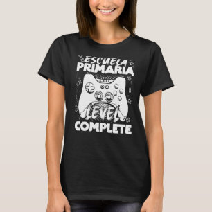 Escuela Primaria Graduation Grad Student Gamer Kid T-Shirt