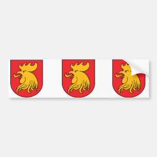 Escut Madonas, Latvia Bumper Sticker