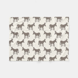 Esel Muster Fleece Blanket