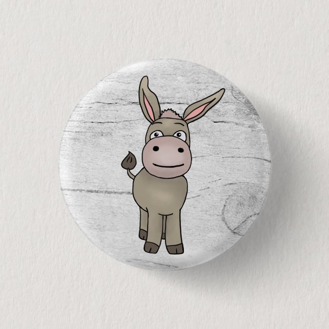 Eselchen  3 cm round badge (Front)