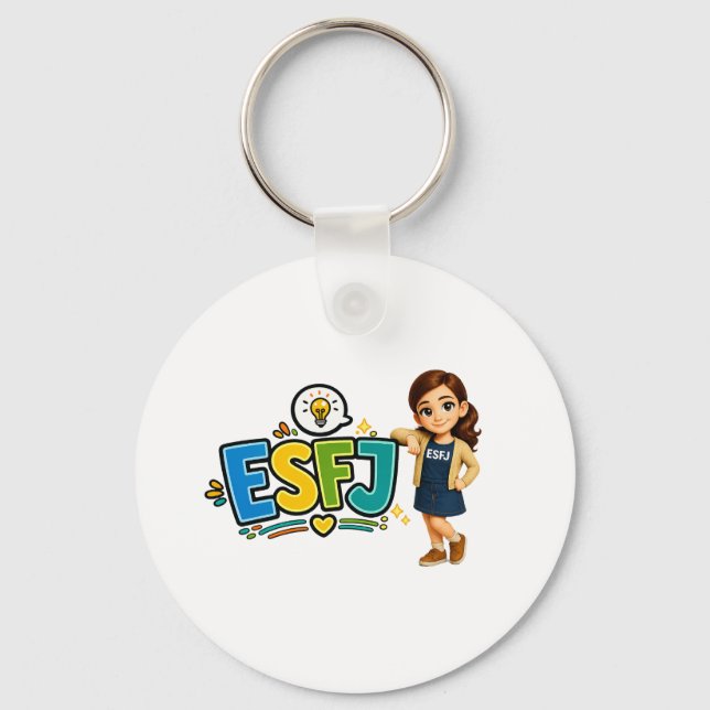 ESFJ — The Connection Builder Key Ring (Front)