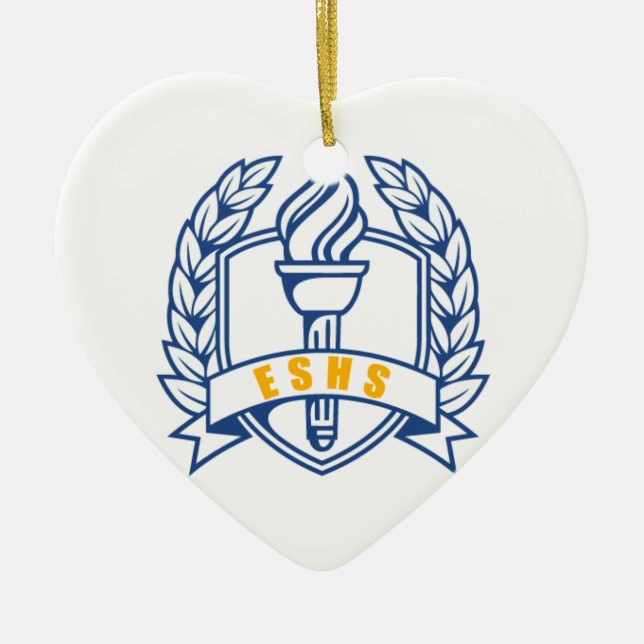 ESHS Honours, scholar, symbol Ceramic Ornament (Front)