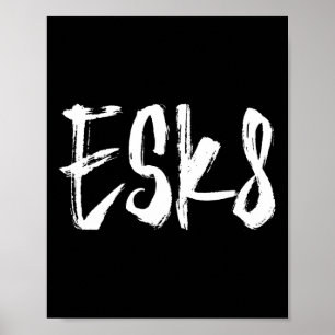 Esk8 - Electric Skateboarding  Poster