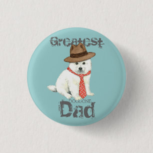 Eskie Dad 3 Cm Round Badge