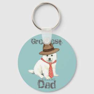 Eskie Dad Key Ring