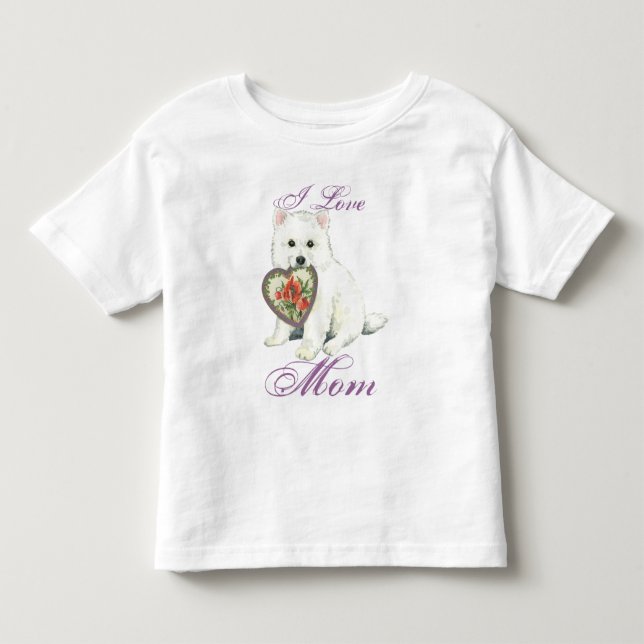 Eskie Heart Mum Toddler T-Shirt (Front)