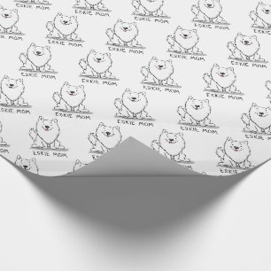 Eskie Mum - American Eskimo Dog Mum Cute Wrapping Paper
