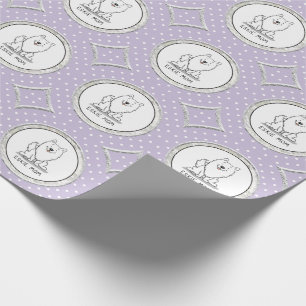 Eskie Mum - American Eskimo Dog Mum Cute Wrapping Paper