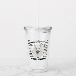 Eskie Traits Acrylic Tumbler