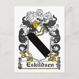Eskildsen Family Crest Postcard