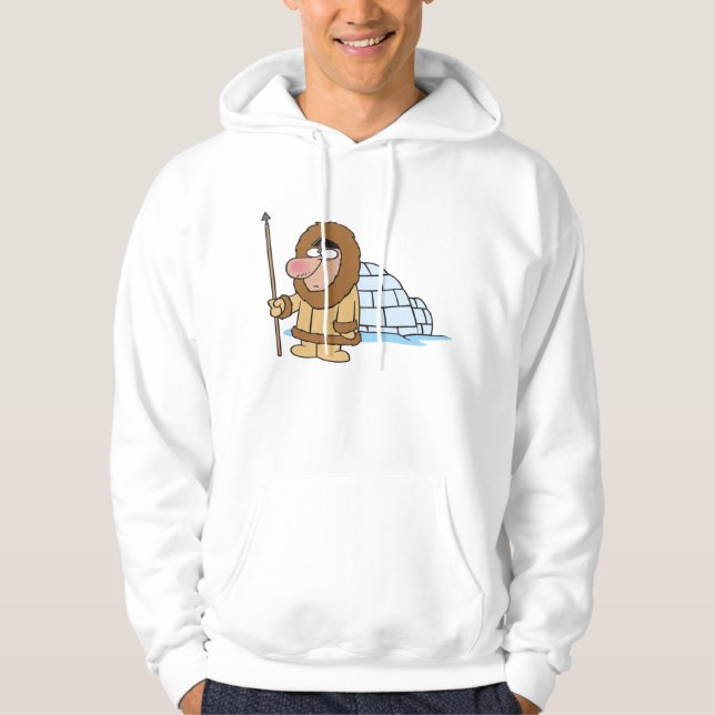 Eskimo And Igloo Hoodie (Front)