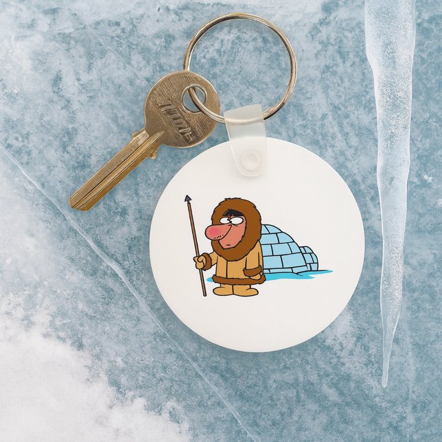 Eskimo And Igloo Key Ring (Creator Uploaded)