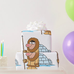 Eskimo And Igloo Wrapping Paper