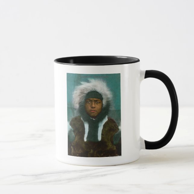 Eskimo Boy named "Menadelook" Mug (Right)