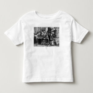 Eskimo Family in Winter Igloo Photograph Toddler T-Shirt