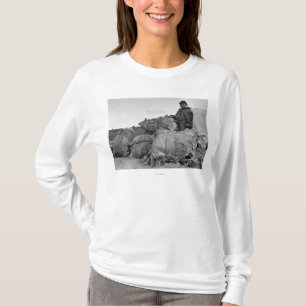Eskimo Fur Dealer in Nome, Alaska Photograph T-Shirt