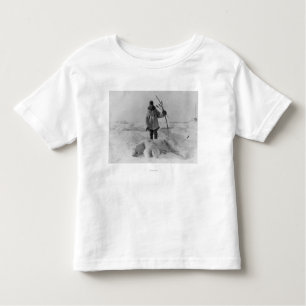 Eskimo Hunter with Polar Bear Photograph Toddler T-Shirt