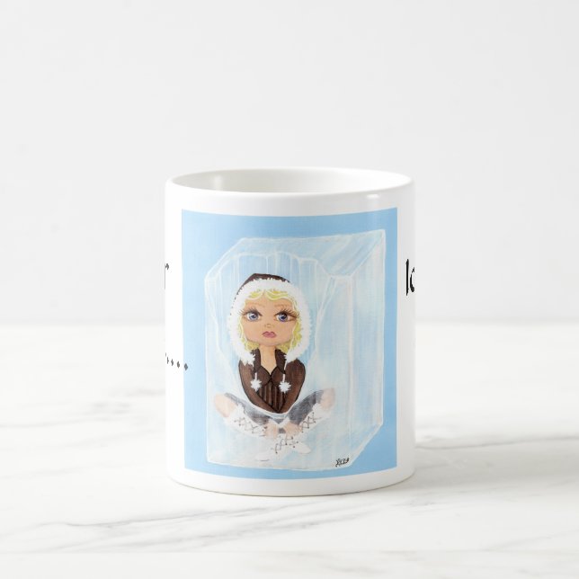 Eskimo in Ice Quantum Cutie Ice, Melts Coffee Mug (Center)