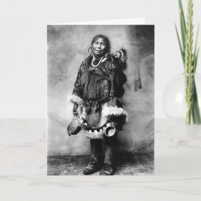 Eskimo Mother and Child Card (Front)