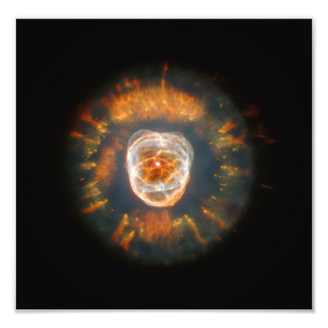 Eskimo Nebula (Hubble Telescope) Photo Print (Front)