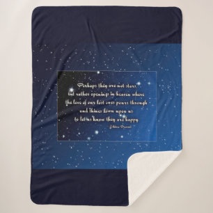 Eskimo Proverb Perhaps they are not stars Sherpa Blanket