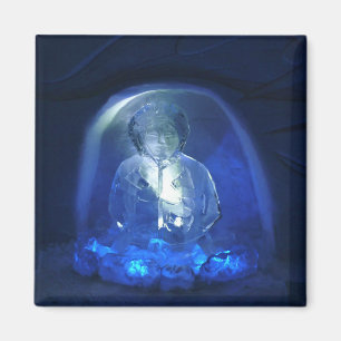 Eskimo Room at Hotel de Glace, Quebec, Canada Magnet