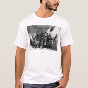 Eskimo School Children in Alaska Photograph T-Shirt