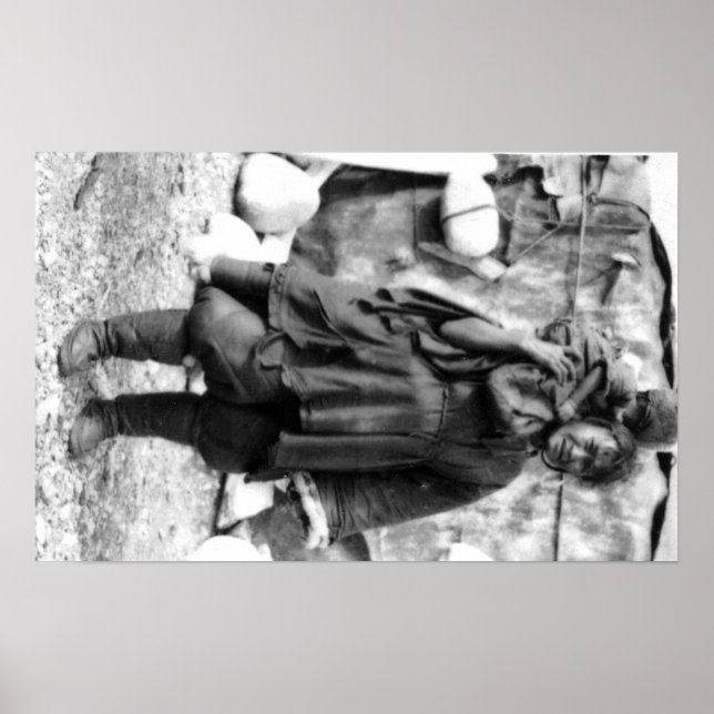 Eskimo Woman and Child In Alaska Photograph Poster (Front)