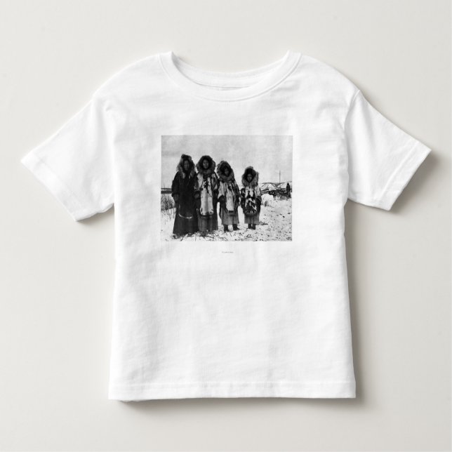 Eskimo Women In Alaska Photograph Toddler T-Shirt (Front)