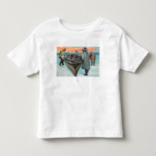 Eskimos Launching Whaling Boat Toddler T-Shirt