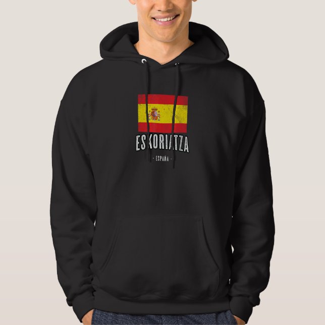 Eskoriatza Spain Es Flag City - Bandera Ropa - Hoodie (Front)