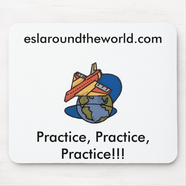 ESL Around the World Mouse Pad (Front)