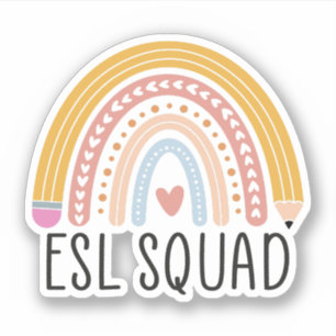 ESL Squad Rainbow, English as a Second Language