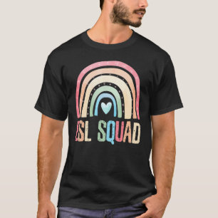 Esl Squad Teacher Crew Team Back To School English T-Shirt