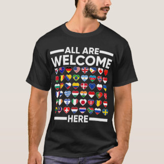 ESL Teacher All Are Welcome Here For Worlds Virtua T-Shirt