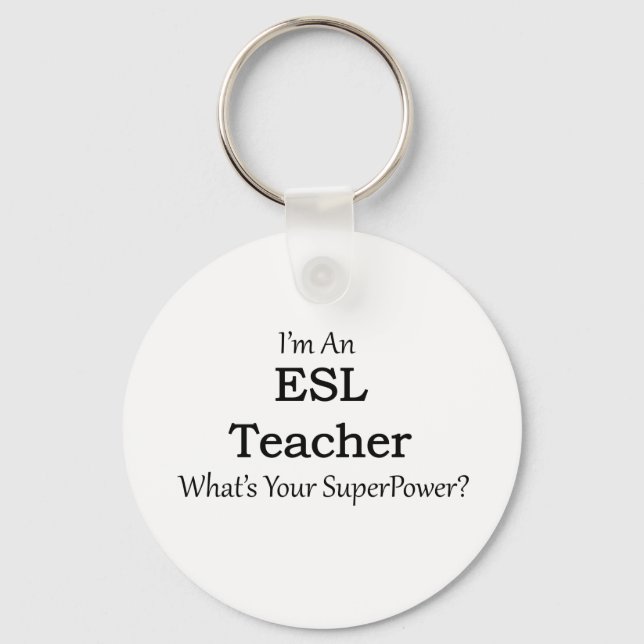 ESL Teacher Key Ring (Front)