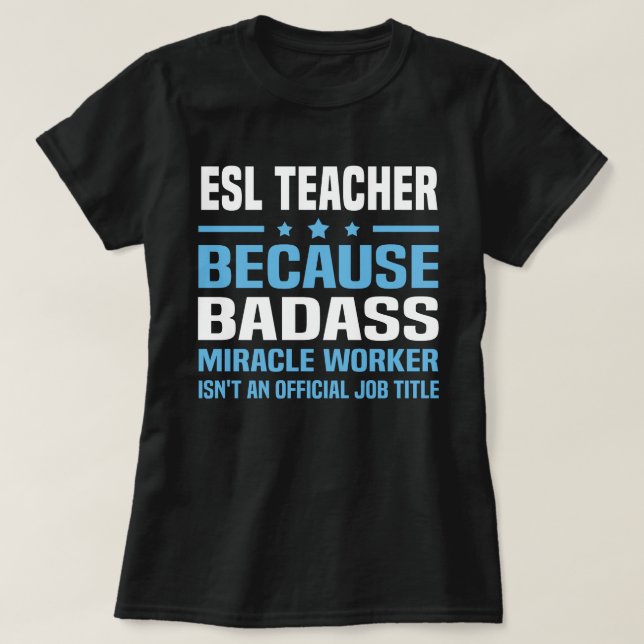 ESL Teacher T-Shirt (Design Front)