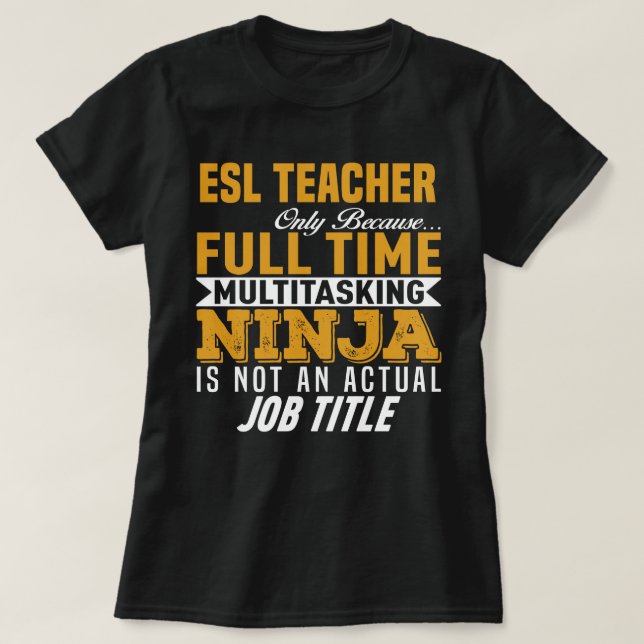 ESL Teacher T-Shirt (Design Front)
