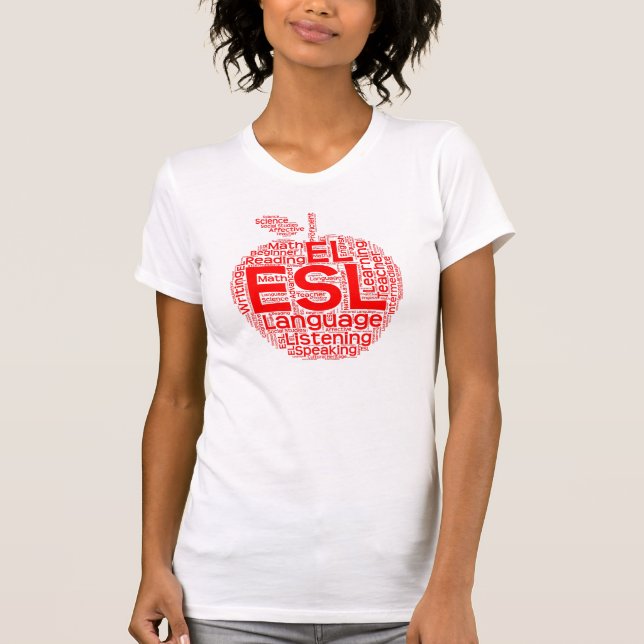 ESL Women's Bella Canvas Fine Jersey T-Shirt (Front)