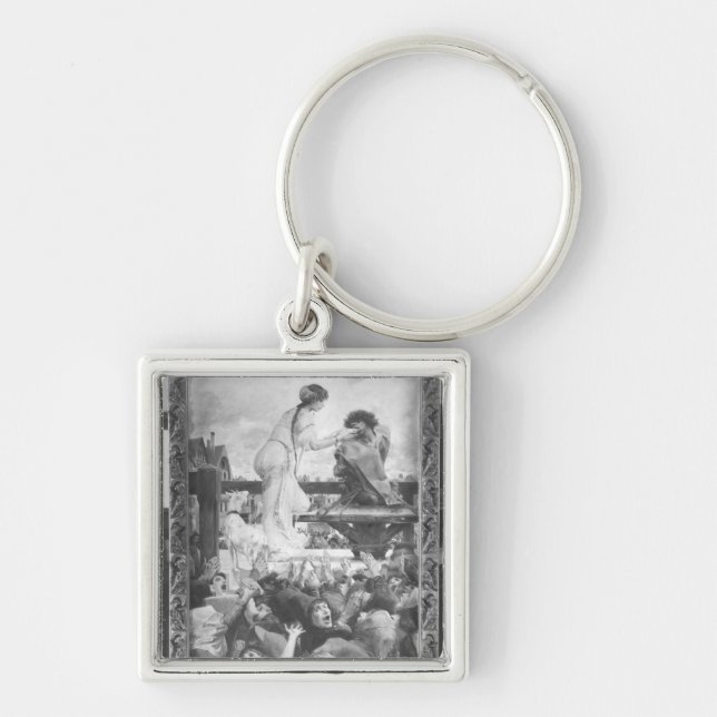 Esmeralda and Quasimodo, 1905 Key Ring (Front)