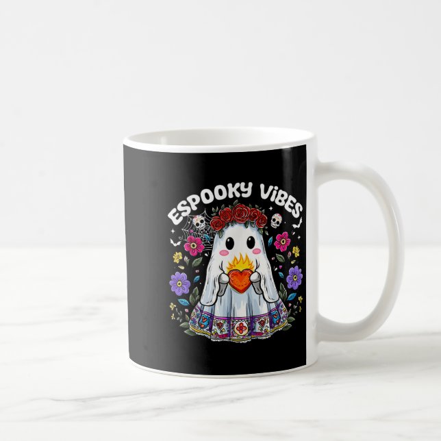 Esoky Vibes Maestra Soky Halloween Mexican Girls  Coffee Mug (Right)