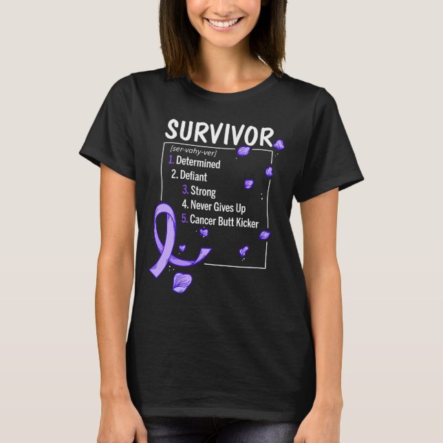esophageal cancer survivor definition T-Shirt (Front)