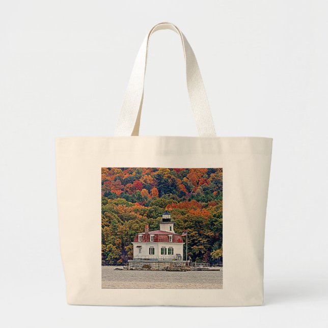 Esopus Meadows Lighthouse Large Tote Bag (Front)