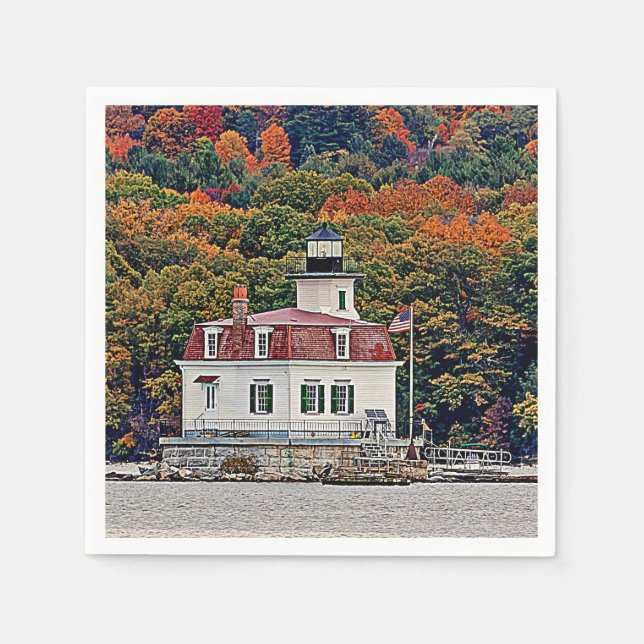 Esopus Meadows Lighthouse Napkin (Front)