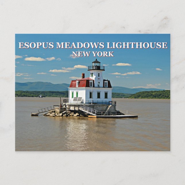 Esopus Meadows Lighthouse, New York Postcard (Front)