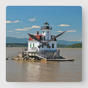 Esopus Meadows Lighthouse, New York Wall Clock