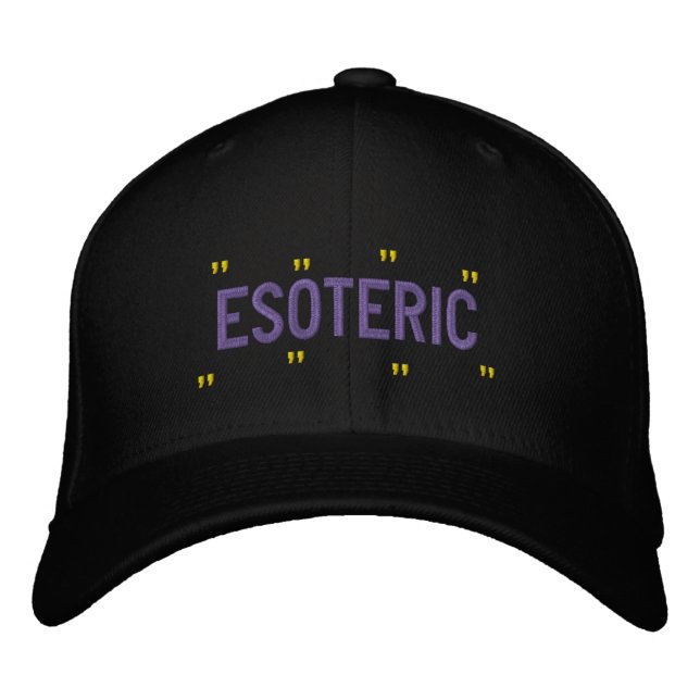 Esoteric Embroidered Hat (Front)